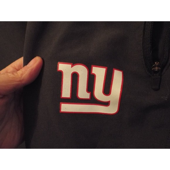 Nike XL NFL NY Giants Drawstring Waist Track Pants Elastic Drawstring Ankle - Picture 3 of 8